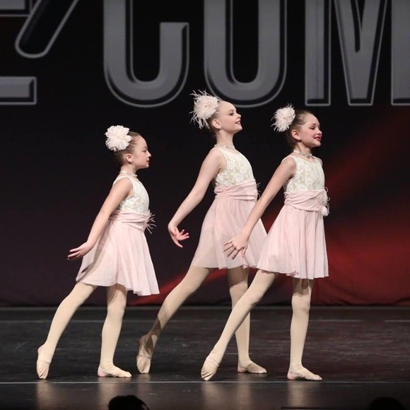 Weissman LC lyrical pink and cream dance costume - Picture 4 of 4